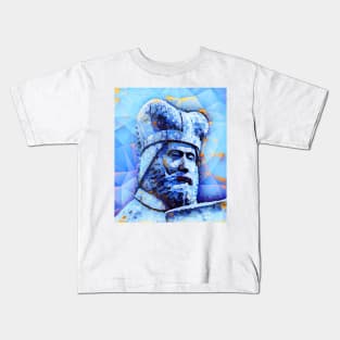 Geoffrey of Monmouth Portrait | Geoffrey of Monmouth Artwork | Geoffrey of Monmouth  Painting 14 Kids T-Shirt